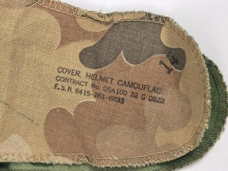 U.S. Army " Mitchell Pattern" helmet cover, used