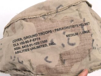 U.S. Army Cover, Ground troops, Parachutists helmet, 6 col, size Medium / Large