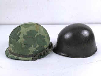 U.S. Army, M1 steel helmet with pattern 1964 liner and...