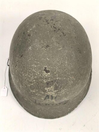 U.S. Army, M1 steel helmet shell, original paint