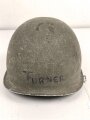 U.S. Army, M1 steel helmet shell, original paint