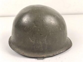 U.S. Army, M1 steel helmet shell, several layers of original paint