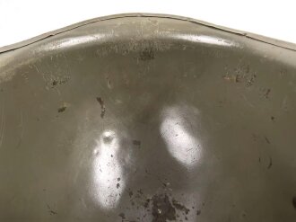 U.S. Army, M1 steel helmet shell, several layers of original paint