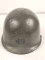 U.S. Army, M1 steel helmet shell, several layers of original paint
