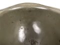 U.S. Army, M1 steel helmet shell, several layers of original paint