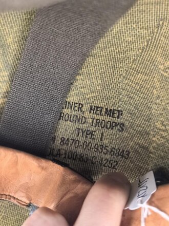 U.S. Army, 1983 dated Pattern 64 liner. Original paint