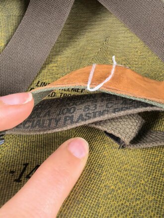 U.S. Army, 1983 dated Pattern 64 liner. Original paint