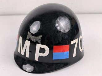 U.S. Army Military Police, Helmet liner dated 1983. Uncleaned
