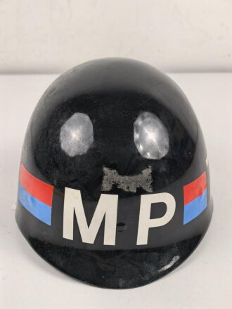 U.S. Army Military Police, Helmet liner dated 1983. Uncleaned
