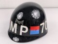 U.S. Army Military Police, Helmet liner dated 1983. Uncleaned