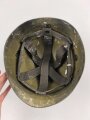 U.S. Army Military Police, Helmet liner dated 1983. Uncleaned