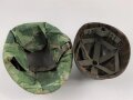 U.S. Army, M1 steel helmet with Pattern 1958 liner and Mitchell cover