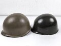 U.S. Army, M1 steel helmet with Pattern 1958 liner . Original paint