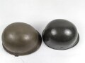 U.S. Army, M1 steel helmet with Pattern 1958 liner . Original paint