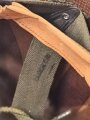 U.S. Army, M1 steel helmet . Liner sweatband dated 1983, Woodland cover dated 1984, Paratrooper chinstrap original ?.