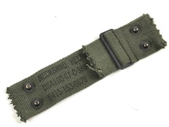 U.S. Army, M1 steel helmet liner nape strap, dated 1967