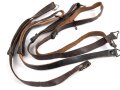U.S. Army, M1 steel helmet liner chin straps, four pieces, most likely all U.S.
