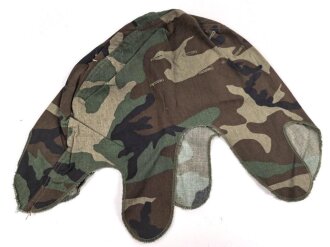 U.S. Army, "Woodland" helmet cover for M1 steel helmet. Dated 1982