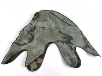 U.S. Army, "Woodland" helmet cover for M1 steel helmet. Dated 1982