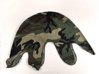 U.S. Army, "Woodland" helmet cover for M1 steel helmet. Dated 1983