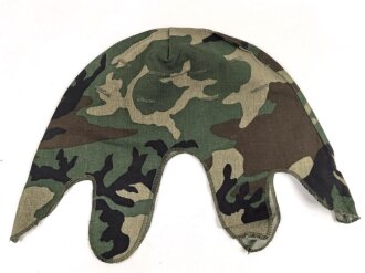 U.S. Army, "Woodland" helmet cover for M1 steel helmet. Dated 1983
