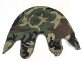 U.S. Army, "Woodland" helmet cover for M1 steel helmet. Dated 1983