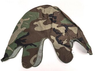 U.S. Army, "Woodland" helmet cover for M1 steel helmet. Dated 1982