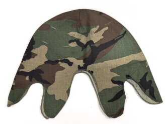 U.S. Army, "Woodland" helmet cover for M1 steel helmet. Dated 1983