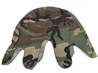 U.S. Army, "Woodland" helmet cover for M1 steel helmet. Dated 1983