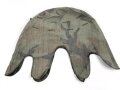 U.S. Army, "Woodland" helmet cover for M1 steel helmet. Dated 1983