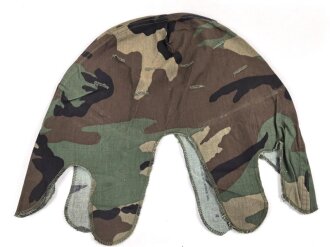 U.S. Army, "Woodland" helmet cover for M1 steel helmet. Dated 1983