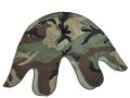 U.S. Army, "Woodland" helmet cover for M1 steel helmet.
