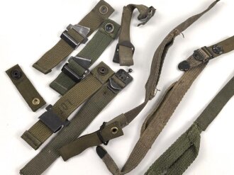 U.S. Army, M 1 steel helmet chin strap parts lot