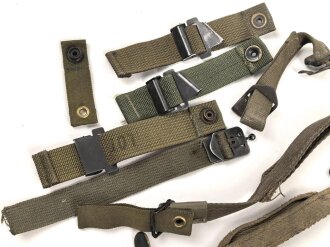 U.S. Army, M 1 steel helmet chin strap parts lot