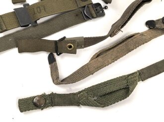 U.S. Army, M 1 steel helmet chin strap parts lot