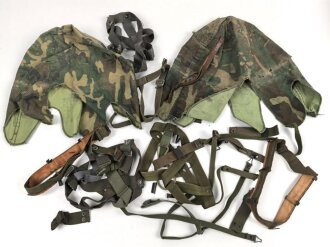 U.S. Army, M 1 steel helmet  parts lot, all more or less defect