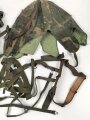 U.S. Army, M 1 steel helmet  parts lot, all more or less defect