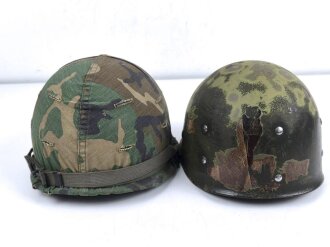 U.S. Army, M1 steel helmet . Liner 1985 dated