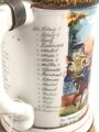 Baden, Reservistenkrug eines Angehörigen im " Badischen Leib Dragoner Regiment No 20. Karlsruhe"  Guter Gesamtzustand, ungereinigt