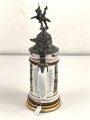 Baden, Reservistenkrug eines Angehörigen im " Badischen Leib Dragoner Regiment No 20. Karlsruhe"  Guter Gesamtzustand, ungereinigt