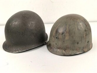 U.S. Army WWII, M 1 steel helmet in good condition.Original paint