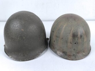 U.S. Army WWII, M 1 steel helmet in good condition.Original paint