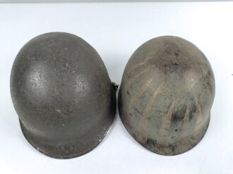 U.S. Army WWII, M 1 steel helmet in good condition.Original paint