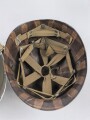 U.S. Army WWII, M 1 steel helmet in good condition.Original paint