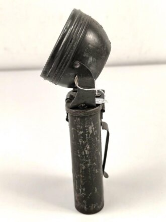 U.S. Army WWII, Justrite swifel head flash light, original paint, untested