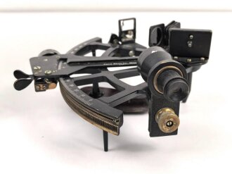 U.S. Navy, 1941 dated Sextant Mark II. Good condition, in case. 1992 tested by "Kalvin Hughes"