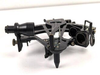U.S. Navy, 1941 dated Sextant Mark II. Good condition, in case. 1992 tested by "Kalvin Hughes"