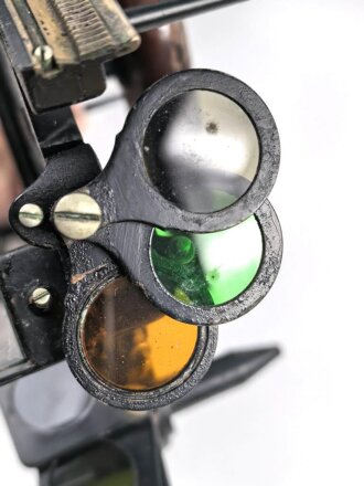 U.S. Navy, 1941 dated Sextant Mark II. Good condition, in case. 1992 tested by "Kalvin Hughes"