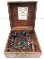 U.S. Navy, 1941 dated Sextant Mark II. Good condition, in case. 1992 tested by "Kalvin Hughes"