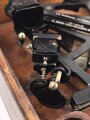 U.S. Navy, 1941 dated Sextant Mark II. Good condition, in case. 1992 tested by "Kalvin Hughes"